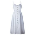 thumbnail image 1 of Femmes Été Casual Robe Plage Maxi Robe Boho Floral Robe de Soleil Robe, 1 of 2