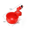 thumbnail image 7 of Cheers US 4pcs/set Large Automatic Chicken Waterer Cups | Chicken Water Feeder Suitable for Chicks, Duck, Goose, Turkey and Bunny, 7 of 7