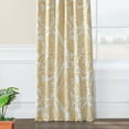 thumbnail image 2 of Half Price Drapes Printed Tea Time Yellow Room Darkening Curtains for Bedroom(1 Panel), 50W X 96L, 2 of 6