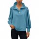 thumbnail image 2 of TaTaai 2026 Spring Summer Solid Color Button Top for Women Long Sleeve Round Neck Casual Blouse Soft Comfy Lightweight Daily Vacation Outfits Gift, 2 of 5