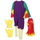 thumbnail image 5 of KAKOWELY 1 juego de disfraz de pollito para Halloween, disfraz de pollito para juego de rol, disfraz de actuación escénica para niños, 5 of 5