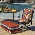 thumbnail image 6 of ARDEN Outdoor Chair Cushion 16.5 x 18, Ruby Clarissa, 6 of 12