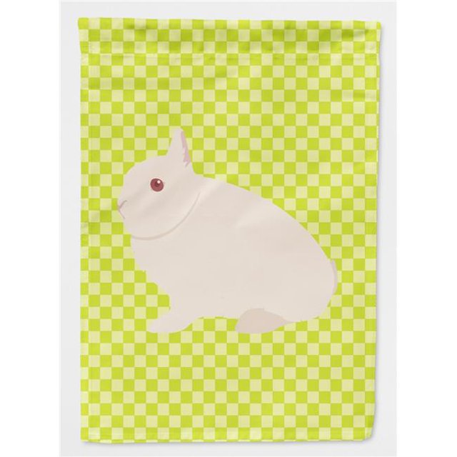 Carolines Treasures BB7790GF Hermelin Rabbit Drapeau Vert Jardin Taille