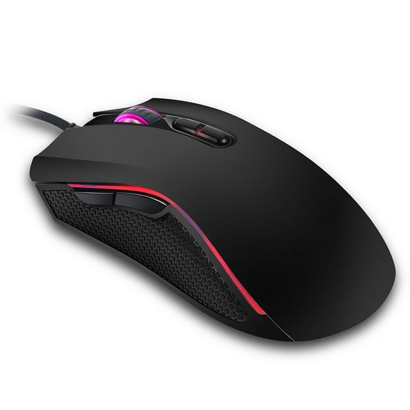 A869 Wired Gaming 3200DPI 7 Buttons 7 Color LED Optical Computer Player Mice Gaming for Pro