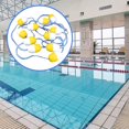 thumbnail image 2 of YUEWO 18' Swimming Pool Safety Float Line Divider Rope Kits with 2 Pre-Assembled Stainless Hooks Pool Accessories for Inground Swimming Pool, 2 of 7
