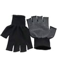 thumbnail image 5 of Guantes de trabajo ligeros para hombre y mujer, antideslizantes, transpirables, sin dedos, para construcción, nailon, Fitness, ciclismo, motocicleta, 5 of 5