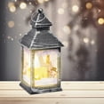thumbnail image 6 of Christmas Snow Lights, Indoor Christmas Decorations, Battery Powered Multicolor Snow Globe Lantern with Handle, Portable LED Light for Holiday Parties and Dining Table Decor, 6 of 7