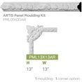thumbnail image 6 of 1 7/8"H x 3/4"P x 94 1/2"L, (7 1/4" Repeat), Artis Panel Moulding, 6 of 10