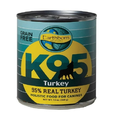 Earthborn Holistic Grain Free K95 Meat Protein Wet Dog Food Turkey, 13 oz
