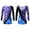 Light Blue, variant on iiniim Kids Girls Metallic Printed Long Sleeve Gymnastics Leotard Ballet Dance Biketard Short Unitard 4-14 Pink 4