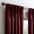 thumbnail image 2 of Waverly Serendipity Pinch Pleat Back Tab Light Filtering Curtain Panel, 25" x 84", 2 of 4