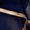 Navy blue, variant on 2026 Summer New Women's Gold Trim High Waist Pleated Chiffon Flare Wide Leg Palazzo Pants