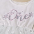 thumbnail image 6 of IDOPIP Baby Girls Winter Snowflake 1st Birthday Dress Outfit Velvet Tulle Tutu Dress + Headband, 6 of 8