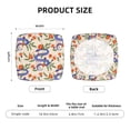 thumbnail image 6 of Balery Snake Stretch Couch Cushion Covers, Individual Sofa Cushion Covers, Soft Chair Sofa Seat Cushion Slipcover with Elastic Bottom Milk Silk-16.9in, 6 of 9