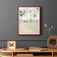 thumbnail image 6 of Neutral Chevron in Red Solid Wood 16 x 20 Framed Print, 6 of 6