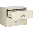 thumbnail image 3 of Phoenix Safe Lateral 38 inch 2-Drawer Fireproof File Cabinet with Key Lock, Water Seal, Putty, LAT2W38P, 3 of 5