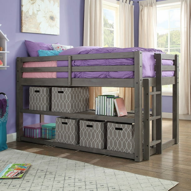 Better Homes Gardens Greer Twin Loft, Inexpensive Twin Bed With Storage