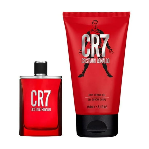 Set de regalo CR7 Cristiano Ronaldo 2 piezas EDT 1 oz gel de ducha 5.1 oz
