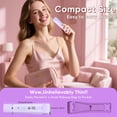 thumbnail image 4 of HATTEKER 2-in-1 Women's Trimmer & Lady Shaver, Dual-Head Design, Precision Trimmer for Face & Body, IPX6 Waterproof, Purple, 4 of 11