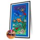 thumbnail image 1 of Cuadros Decorativos 5D DIY diamante pintura mar mundo taladro parcial Rhinestone mosaico arte imagen Tmvgtek embutido en tela, 1 of 9