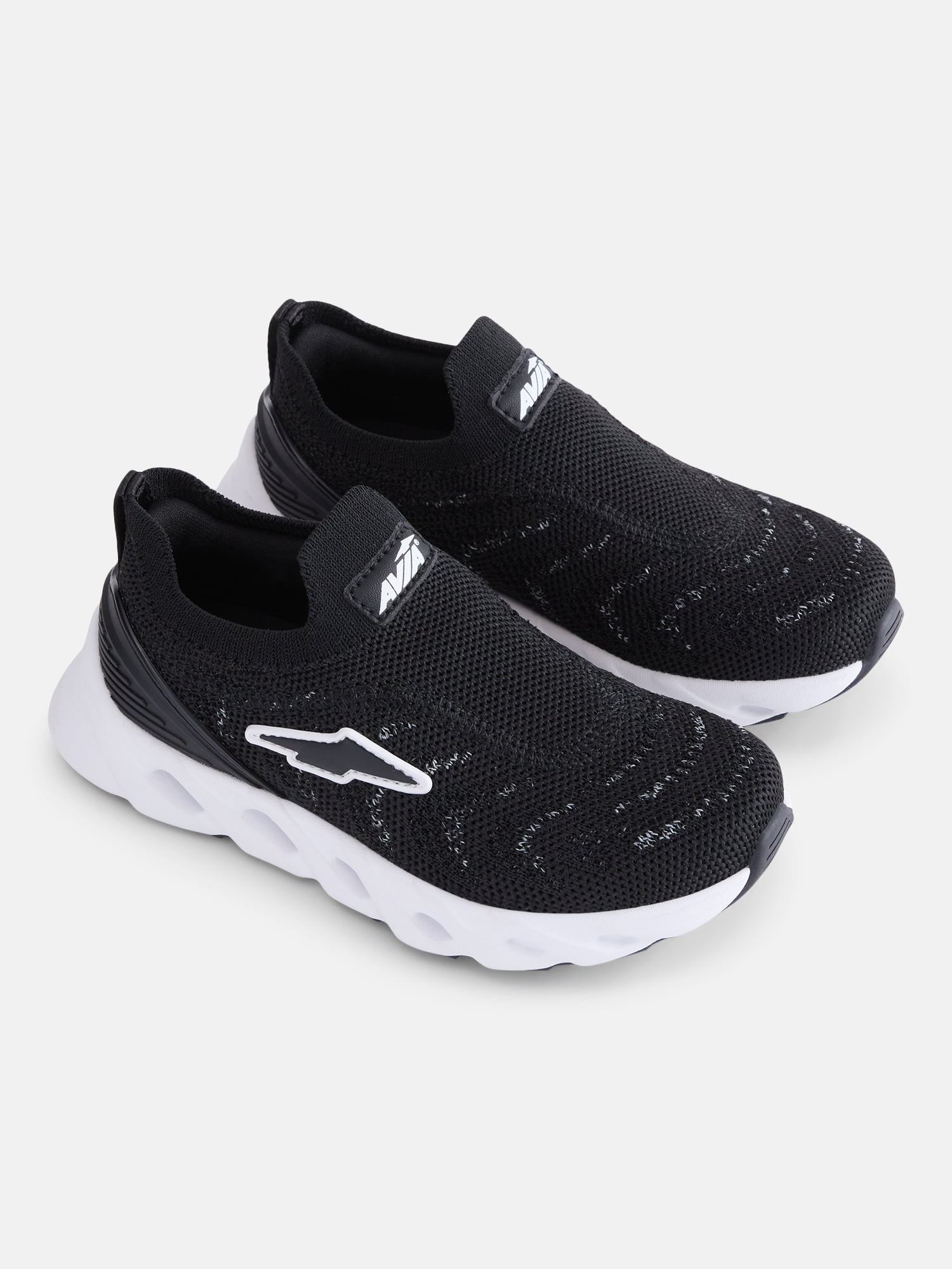 Avia Honeycomb Toddler, Little, and Big Kid Slip On Knit Sneakers