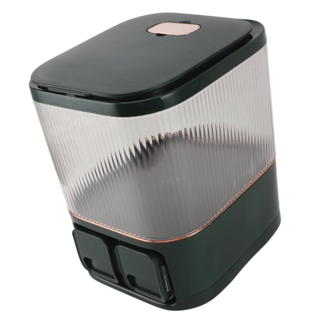 Rice Storage Container, Plastic Rice Storage Container 10L Large Capacity Sealed Rice Bucket For Bulk Rice Flour Grains Pet Food