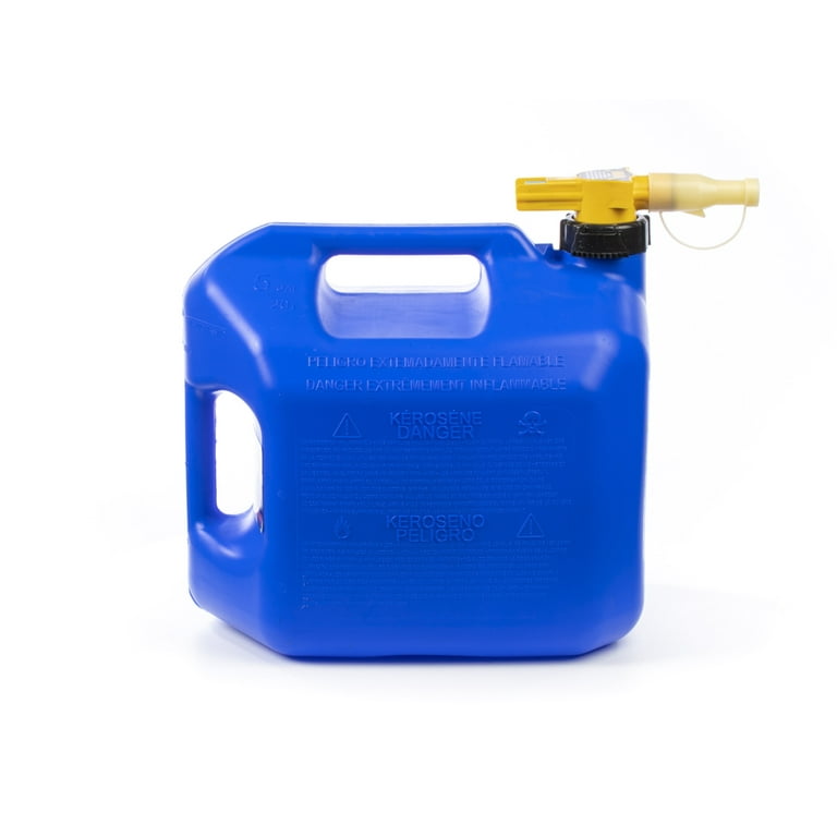 No-Spill 5 Gallon Kerosene Can, Blue - Walmart.com