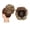 Light Brown mix Natural Blonde, variant on Messy Curly Hair Buns Synthetic Drawstring Bun Hairpiece Comb Clip Ponytail Hair Extensions