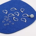 thumbnail image 6 of Lancharmed Silver Plated Hypoallergenic Earrings,Ear Hooks 8 Jump Rings 10Pcs Earring New Year Gifts, 6 of 7