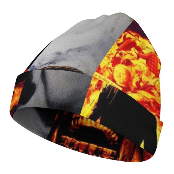 Michael Myers Film Kid's Knitted Hat Slouchy Winter Warm Beanie Hats Daily Full Printed Fashion Elastic Knitting Cap For Boys Girls Children