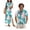 Tropical Leaf Print, variant on KUIFORTI Hawaiian Palm Tree Hawaii Matching Couple Outfits His and Hers Summer Outfits Lightweight Loose Swing Sundresses with Soft Fabric Round Neck Fit for Outdoor Picnic