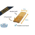 thumbnail image 1 of WE Games Cribbage Plegable de 2 Pista con Clavijas Metálicas - Tamaño de Viaje Wood Expressions Wood Expressions, 1 of 2