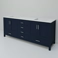 thumbnail image 5 of Jacques 72 in. W x 22 in. D Navy Blue Double Bath Vanity and Cultured Marble Top, 5 of 8