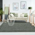 thumbnail image 6 of BNM Indoor/ Outdoor Multihued Rug, 5' x 8', Green- White, 6 of 7
