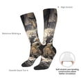 thumbnail image 4 of Pofeuu Graceful Snow Leopard Print Stockings, Adult Running Hiking Socks for Youth and Adult, 4 of 6