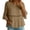 Coffee, variant on MHOSTAFH Summer Crewneck Tops for Women Loos Fit 3/4 Sleeve Blouse Casual Spring Outfits for Women 2026
