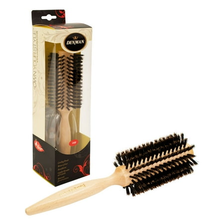 denman brush wooden curling barrel handle wood hair dialog displays option button additional opens zoom