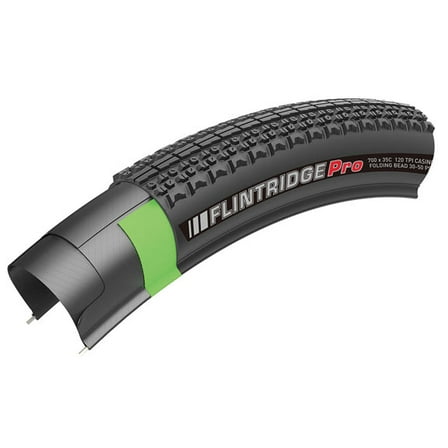 Kenda Flintridge Pro Gravel Tire: 700 x 35 DTC KSCT 120 TPI Folding Bead Black