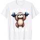 thumbnail image 1 of New Year New Me Funny Fitness Fitness Workout Gym - Camiseta para pérdida de peso, 1 of 2