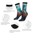 thumbnail image 3 of Fuzoiu Surreal Body Art Print Athletic Crew Socks for Men & Women,Casual Crew Socks,Above Ankle Crew Socks for Business, Casual, 3 of 6
