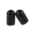 thumbnail image 2 of Uxcell 0.28'' Screw Thread Protector Vinyl  End Caps Rubber Black 20pcs, 2 of 5