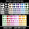 thumbnail image 2 of Heart Solid Water Resistant Temporary Tattoo Set Fake Body Art Collection - Dark Green, 2 of 6