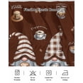 thumbnail image 5 of Coffee Gnomes Wrap Around Bed Skirts for Queen Bed 16" Drop, Bed Skirt with Adjustable Elastic Belt Dust Ruffle Bed Valance for Bedroom Hotel Luxury Coffee Beans Cups Brown Bed Frame Cover, 5 of 7