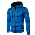 thumbnail image 4 of Sweater Men's Sports Fitness Zip-up Shirt, 4 of 9