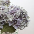 thumbnail image 3 of Blue Flowers Silk Hydrangea Artificial Flowers Realistic Hydrangea Flowers Bouquet for Wedding Party Office Home Decor (Blue), 3 of 5