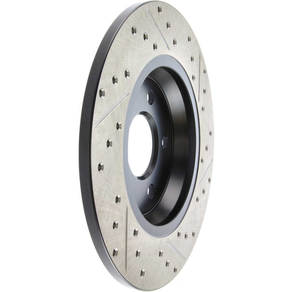 StopTech Power Slot 09-10 Audi A4/A4 Quattro / 08-10 A5 / 10 S4 Rear Right Drilled & Slotted Rotor Fits select: 2009-2017 AUDI Q5, 2019 AUDI A6