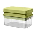 thumbnail image 1 of Space Saving Press Type Ice Cube Tray Ice Maker Machine Accessories Large Capacity Ice Cube Maker With Bin One Second Release With Lid And Scoop Bpa Free Ice Storage Box Making Ice, 1 of 8