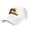 White, variant on POBUDS - Cat Driving Baseball Cap Adjustable Size for Running Workouts and Outdoor Activities All Seasons casquette for Men Women