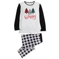 thumbnail image 3 of Family Matching Christmas Pajama Sets Christmastree Top Pants 2PCS Christmas PJs Bodysuits, 3 of 3
