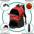 thumbnail image 6 of HengDidi 32L Sports Backpack with Air Cushion Support Multi-Compartment Travel Pack for Laptop, Ball Gear and Shoe Storage Durable Oxfords Fabric for Gym, Work and Campus Activities, 6 of 6